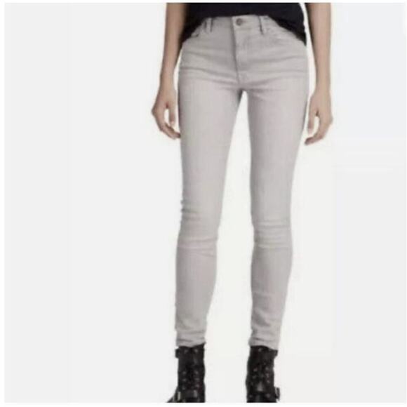 Vince Riley Legging Dark Gray Skinny Jeans Pants Low Rise Stretch - Picture 1 of 13